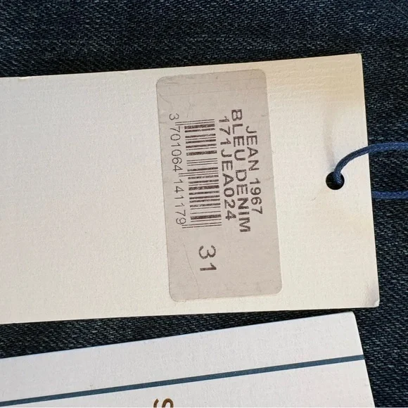 Sezane Dark Blue Skinny Jeans - Picture 4 of 4